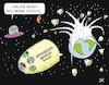 Cartoon: Weltaumtourismus (small) by JotKa tagged weltraum all raketen abgase tourimus milliadäre spassgesellschaft umwelt umweltverschutzung klimawandel technik raumfahrt massentourismus