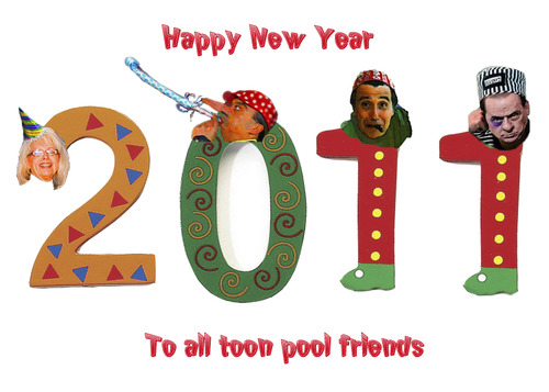 Cartoon: Happy New Year (medium) by azamponi tagged new,year,wishes