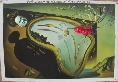 Cartoon: Soft Watch (medium) by azamponi tagged berlusconi,surrealism,government,crisis