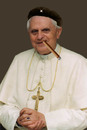 Cartoon: Souvenir (small) by azamponi tagged pope,fidel,castro,cuba