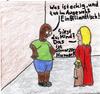 Cartoon: Schwarzer Humor (small) by Salatdressing tagged schwarz,dunkelhäutig,flach,witz,witzig,mutter,kind,humor