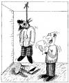 Cartoon: no title (small) by King George tagged brief,clown,lachen,