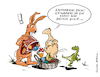 Cartoon: Osterüberraschung (small) by Micha Strahl tagged micha,strahl,osterüberraschung,ostern,osterhase,osterei