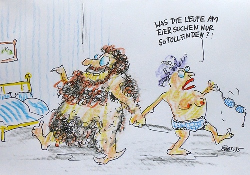 Cartoon: Frohe Ostern! (medium) by Eggs Gildo tagged ostern,eier,liebe