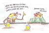 Cartoon: Personaldiskussion bei der FDP (small) by Eggs Gildo tagged fdp,möllemann,spitzenkandidat
