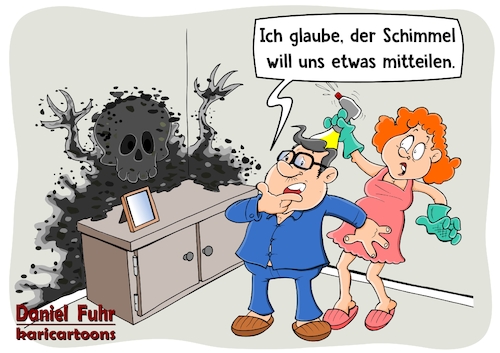 Cartoon: Schimmel kommuniziert (medium) by karicartoons tagged schimmel,heizung,heizen,schimmelpilze,schimmelsporen,ausbreitung,wohnung,gesundheit,gesundheitsschädlich,gefahr,bau,bauen,wohnen,feuchtigkeit,mauerwerk,luftfeuchtigkeit,lüften,atemwegserkrankung,in,der,schimmel,heizung,heizen,schimmelpilze,schimmelsporen,ausbreitung,wohnung,gesundheit,gesundheitsschädlich,gefahr,bau,bauen,wohnen,feuchtigkeit,mauerwerk,luftfeuchtigkeit,lüften,atemwegserkrankung,in,der