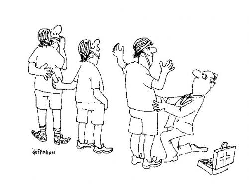 Cartoon: Wir doch nicht (medium) by Frank Hoffmann tagged no,tag
