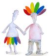 Cartoon: couple (small) by bernie tagged gay,diversity