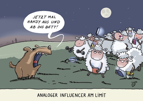 Cartoon: Analoge Influencer (medium) by Dodenhoff Cartoons tagged einfluss,digitalisierung,socialmedia,sozialemedien,gruppendynamik,hilflosigkeit,medienabhängigkeit,überreizung,schlaflosigkeit,wut,eltern,kinder,schlafenszeit,familie,herdenimmunität,wutausbruch,tutorials,influencer,instagram,tiktok,facebook,onlinekurse,fitness,sport,youtuber,nackenprobleme,kopfschmerz,abend,nachtruhe,einfluss,digitalisierung,socialmedia,sozialemedien,gruppendynamik,hilflosigkeit,medienabhängigkeit,überreizung,schlaflosigkeit,wut,eltern,kinder,schlafenszeit,familie,herdenimmunität,wutausbruch,tutorials,influencer,instagram,tiktok,facebook,onlinekurse,fitness,sport,youtuber,nackenprobleme,kopfschmerz,abend,nachtruhe,digitalisierungschulterverspannungen