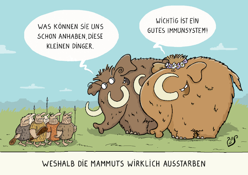 Cartoon: Gutes Immunsystem (medium) by Dodenhoff Cartoons tagged covid19,immunsystem,impfung,booster,infektion,naivität,unterschätzt,corona,leichtgläubigkeit,krankheit,schwerer,verlauf,tod,leben,überleben,aussterben,covid19,immunsystem,impfung,booster,infektion,naivität,unterschätzt,corona,leichtgläubigkeit,krankheit,schwerer,verlauf,tod,leben,überleben,aussterben