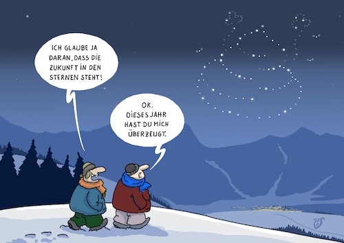 Cartoon: Jahresvorschau (medium) by Dodenhoff Cartoons tagged orakel,astrologie,sterne,lügen,nicht,winterspaziergang,sternbilder,sternhimmel,coronajahr,2021,jahresausblick,überzeugung,pandemie,winternacht,sternenhimmel,horoskop,esoterik,weißsagen,schneewanderung,gebirge,alpen,berge,hochgebirge,gletscher,schneeberge,drohnenformation,scheiße,pessimismus,kothaufen,bergdorf,lichterzauber,orakel,astrologie,sterne,lügen,nicht,winterspaziergang,sternbilder,sternhimmel,coronajahr,2021,jahresausblick,überzeugung,pandemie,winternacht,sternenhimmel,horoskop,esoterik,weißsagen,schneewanderung,gebirge,alpen,berge,hochgebirge,gletscher,schneeberge,drohnenformation,scheiße,pessimismus,kothaufen,bergdorf,lichterzauber