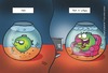 Cartoon: Fish (small) by Dodenhoff Cartoons tagged fish,chips,eat,tv,sofa,water