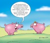Cartoon: Schlachtfertige Argumente (small) by Dodenhoff Cartoons tagged schweine,mann,frau,fleisch,schlachten,landleben,bauernhof,landwirtschaft,wiese,ansprache,rede