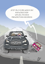 Cartoon: SUV (small) by Dodenhoff Cartoons tagged raser,großkarossen,suvs,gelaendewagen,tempolimit,autogroessen,ps,motorenblock,zylinder,abgase,schadstoffemissionen,straßenverkehr,geschwindigkeit,rempler