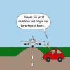 Cartoon: Autopilot (small) by lexatoons tagged technik,autopilot,flugzeug,flughafen,auto,piste