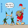 Cartoon: lexatoon Alter Sack (small) by lexatoons tagged lexatoon alter sack weihnachten weihnachtsmann elfen wichtel schabernack geschenke santaclaus chrismas