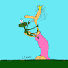 Cartoon: lexatoon Froschkönig (small) by lexatoons tagged lexatoon,froschkönig,frosch,prinzessin,küssen,kuss,mundgeruch,mundspray,märchen,grimm