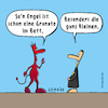Cartoon: lexatoon Granate im Bett (small) by lexatoons tagged lexatoon,granate,im,bett,teufel,priester,kirche,missbrauch,kinder