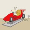 Cartoon: Rennschnecke (small) by lexatoons tagged auto schnecke rennen raserei geschwindigkeit