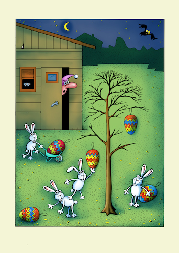 Cartoon: ostern garten nachbarschaft (medium) by kurtu tagged ostern,garten,nachbarschaft,ostern,garten,nachbarschaft