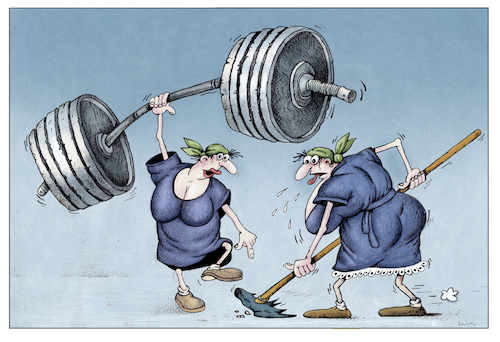Cartoon: Sport (medium) by kurtu tagged sport,sport