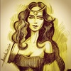 Cartoon: Belle (small) by Amal Samir tagged girls,painting,pencil,drawings,new