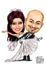 Cartoon: Wedding (small) by Amal Samir tagged wedding,man,lady,brid,groom,love