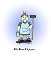 Cartoon: die Dreck-Queen... (small) by martinchen tagged dreck,queen,drag
