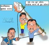 Cartoon: Ajit Jogi (small) by Amar cartoonist tagged congress
