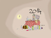 Cartoon: Happy New Year to all collegues! (small) by paraistvan tagged new,year