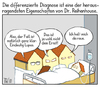 Cartoon: Dr. Reihenhouse (small) by Tobias Wieland tagged arzt,house,krankenhaus,reihenhaus