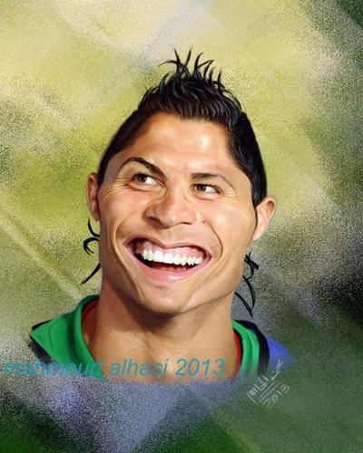 Cartoon: cristiano (medium) by mahmoud alhasi tagged alhasi,mahmoud,by