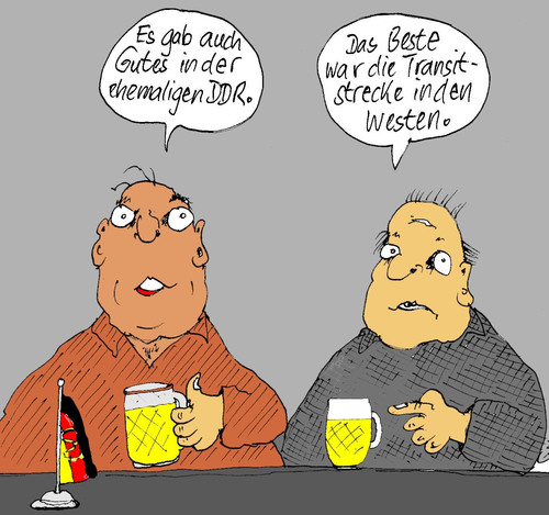 Das Gute in der DDR von Marbez | Politik Cartoon | TOONPOOL