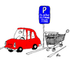 Cartoon: Frauenparkplätze (small) by Marbez tagged frauen,parkplatz,zeit