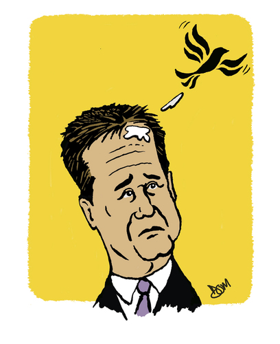 Cartoon: Nick Clegg (medium) by Dom Richards tagged nick,clegg,caricature,liberal,democrat