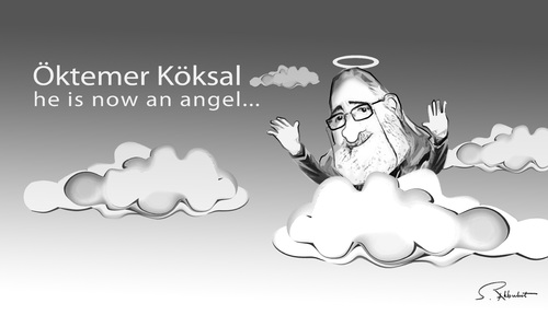 Cartoon: Goodbye master... (medium) by semra akbulut tagged köksal,öktemer,akbulut,semra