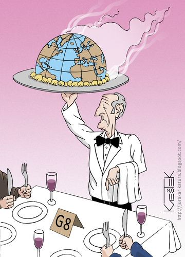 Cartoon: G8 (medium) by Jura Karikatura tagged g8