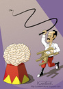 Cartoon: Dangerous Minds (small) by Jura Karikatura tagged dangerous,minds,brain,gehirn