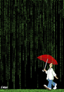 Cartoon: matrix rain code (small) by emraharikan tagged matrix