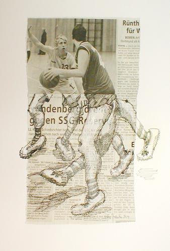 Cartoon: sportsgame (medium) by daPinsli tagged sports,cartoon,newspaper,