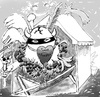 Cartoon: hole-year-egg (small) by daPinsli tagged xmasegg valentinesegg egg halloweenegg