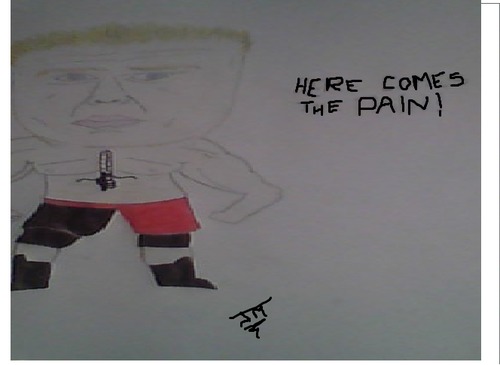 Cartoon: Brock Lesnar (medium) by nan-yah tagged brock,lesnar,wwe,great