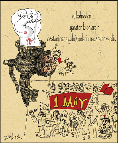 Cartoon: 1 may (medium) by gunberk tagged may,workers,socialism,politics