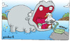Cartoon: Cleaning time (small) by gunberk tagged animal