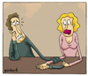 Cartoon: relationships (small) by gunberk tagged relationships,love,womens,men