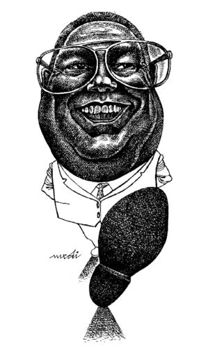 Cartoon: Colin Powell (medium) by Medi Belortaja tagged powell,colin