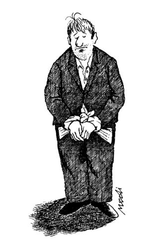 Cartoon: new investor (medium) by Medi Belortaja tagged investor,pockets,poverty,business