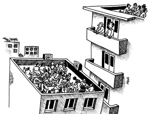 Cartoon: weekend (medium) by Medi Belortaja tagged weekend,people,unemployment