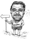 Cartoon: Adrian Thano (small) by Medi Belortaja tagged adrian,thano