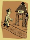 Cartoon: bank (small) by Medi Belortaja tagged bank despoiler